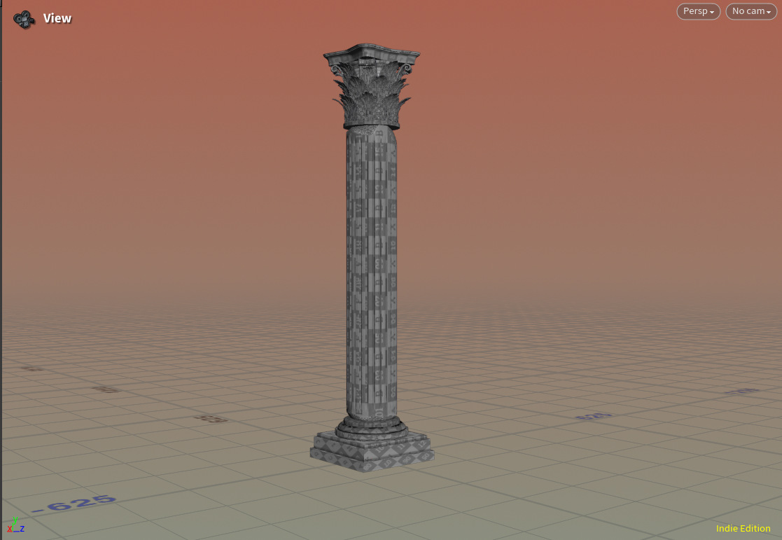 Submontium Corinthian Column